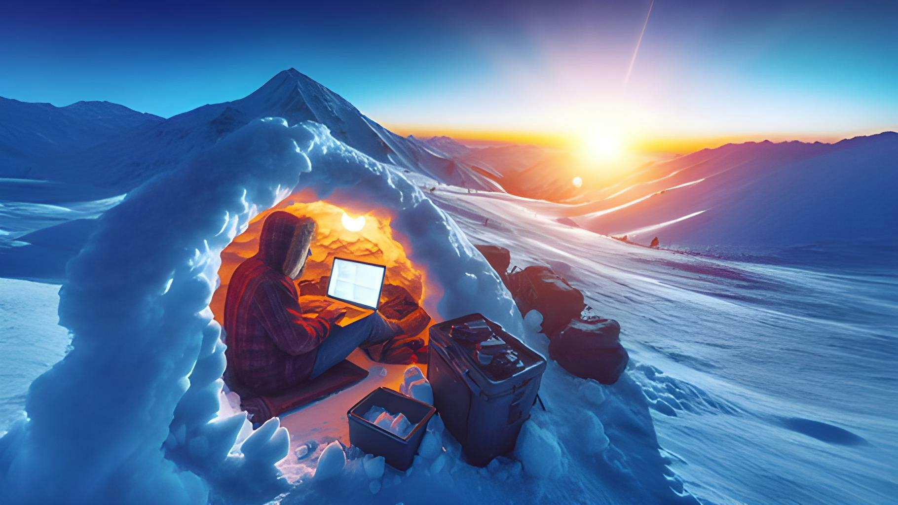 Cover Image for Coding from a Bivy in the Snow